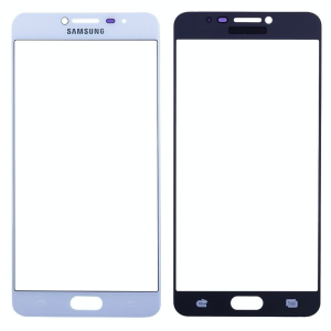 Samsung Galaxy C7 (C7000) Ocalı Cam-Beyaz